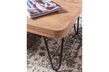 Mayotte Sofabord 115 cm - Akacia/Svart - Møbler - Bord - Sofabord & salongbord