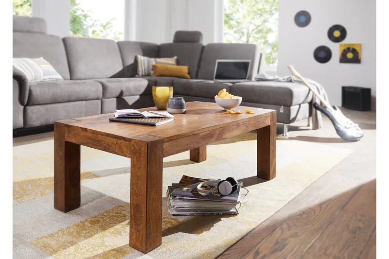 Mccarthyville Sofabord 110 cm - Massivt Tre - Møbler - Bord - Sofabord & salongbord