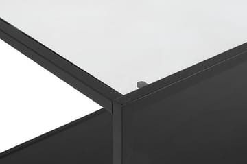 Medora Sofabord 100 cm med Oppbevaringshylle - Svart - Møbler - Bord - Sofabord & salongbord - Sofabord med oppbevaring