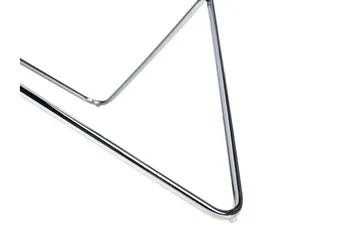 Meerah Sofabord 80 cm Rundt - Hvit/Sølv - Møbler - Bord - Sofabord & salongbord