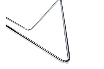 Meerah Sofabord 80 cm Rundt - Hvit/Sølv - Møbler - Bord - Sofabord & salongbord