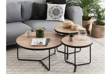 Melody L Sofabord 80 cm - Tre / Natur - Møbler - Bord - Sofabord & salongbord