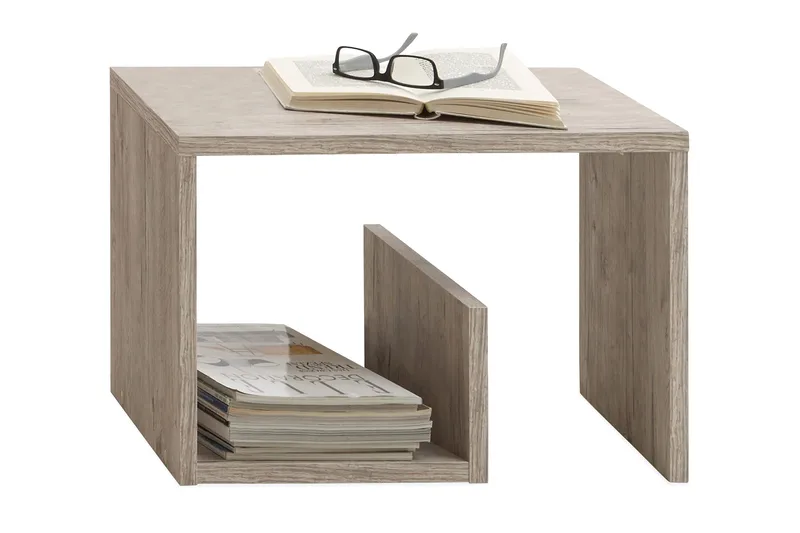 Mikora Sofabord 59 cm med Oppbevaringshyller - Tre - Møbler - Bord - Sofabord & salongbord - Sofabord med oppbevaring