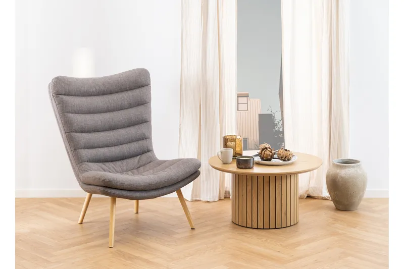 Mikuni Sofabord 80 cm Rund - Natur - Møbler - Bord - Sofabord & salongbord