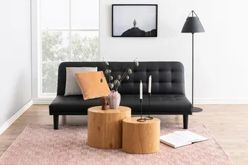 Mirol Settbord 48 cm Ovalt Sofabord i Eik - Brun - Møbler - Bord - Sofabord & salongbord