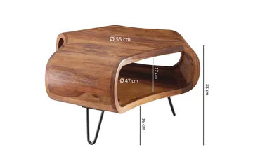 Mirzakhanian Sofabord 55 cm - Brun - Møbler - Bord - Sofabord & salongbord