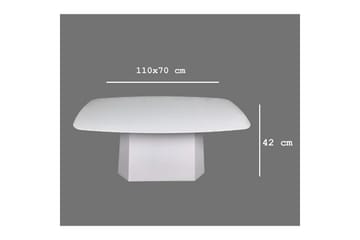 Sofabord Miu Hvit - Hvit - Møbler - Bord - Sofabord & salongbord