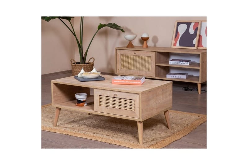 Sofabord Mjudi Eik - Eik - Møbler - Bord - Sofabord & salongbord