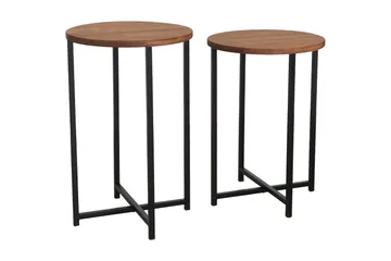 Mogue Sofabord 35x35x35 cm Rundt - Eik - Møbler - Bord - Sofabord & salongbord