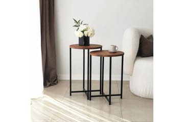 Mogue Sofabord 35x35x35 cm Rundt - Eik - Møbler - Bord - Sofabord & salongbord