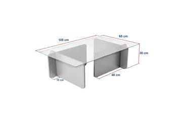 Sofabord Mony Antrasitt - Antrasitt - Møbler - Bord - Sofabord & salongbord