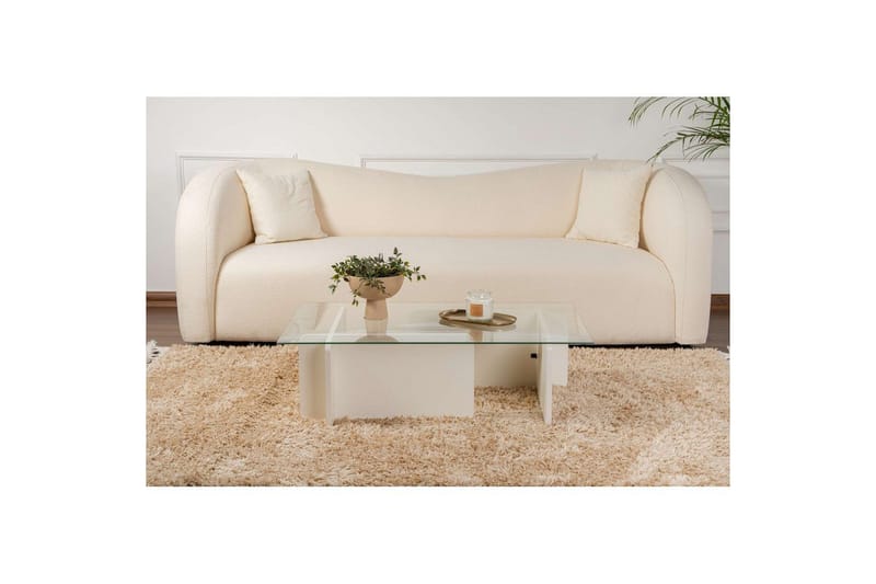 Sofabord Mony Trehvit - Trehvit - Møbler - Bord - Sofabord & salongbord