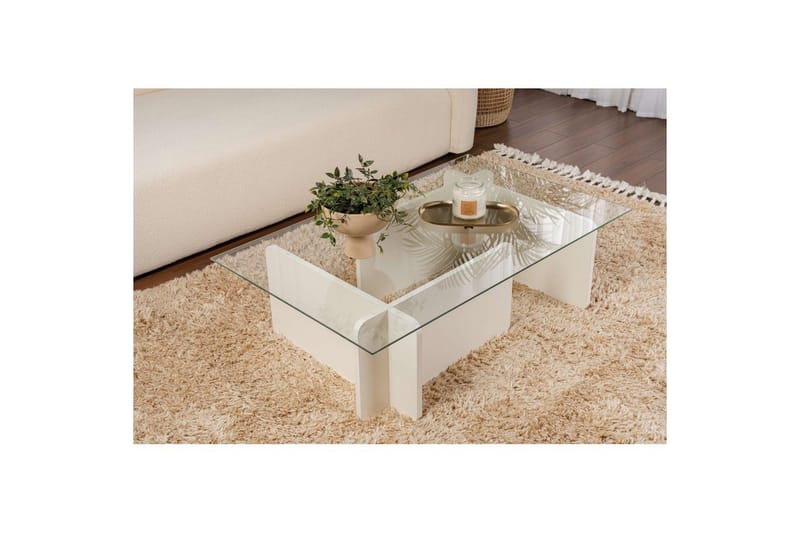 Sofabord Mony Trehvit - Trehvit - Møbler - Bord - Sofabord & salongbord