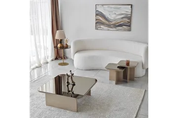 Moosonee Sofabord 80 cm - Beige - Møbler - Bord - Sofabord & salongbord