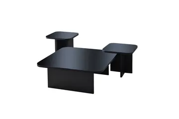 Moosonee Sofabord 80 cm - Svart - Møbler - Bord - Sofabord & salongbord