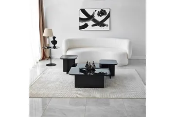 Moosonee Sofabord 80 cm - Svart - Møbler - Bord - Sofabord & salongbord