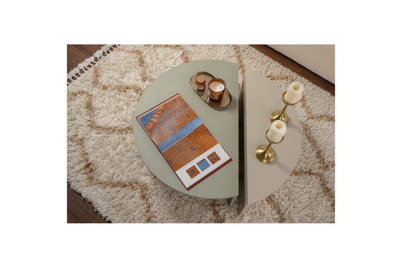 Sofabord Mukund Askegrønn Sandstein - Askegrønn Sandstein - Møbler - Bord - Sofabord & salongbord