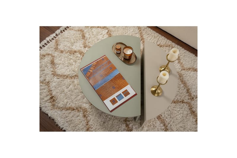 Sofabord Mukund Askegrønn Sandstein - Askegrønn Sandstein - Møbler - Bord - Sofabord & salongbord