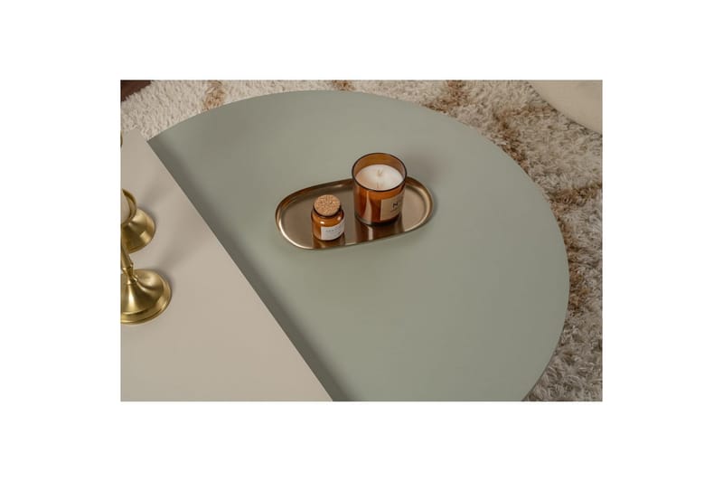 Sofabord Mukund Askegrønn Sandstein - Askegrønn Sandstein - Møbler - Bord - Sofabord & salongbord