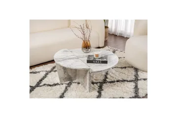 Sofabord Mukund Freesia-marmor - Freesia-marmor - Møbler - Bord - Sofabord & salongbord