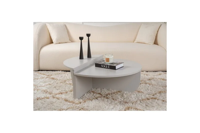 Sofabord Mukund Grå - Grå - Møbler - Bord - Sofabord & salongbord