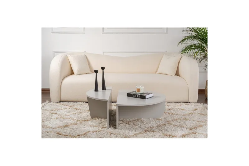 Sofabord Mukund Grå - Grå - Møbler - Bord - Sofabord & salongbord