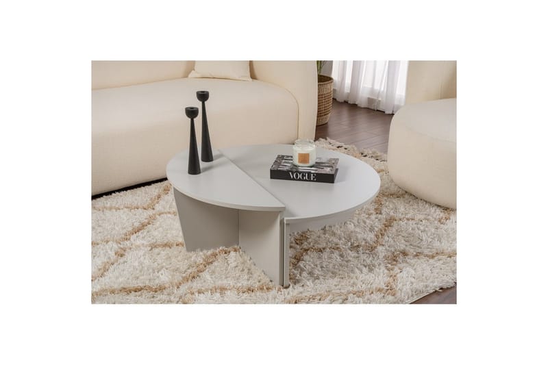 Sofabord Mukund Grå - Grå - Møbler - Bord - Sofabord & salongbord