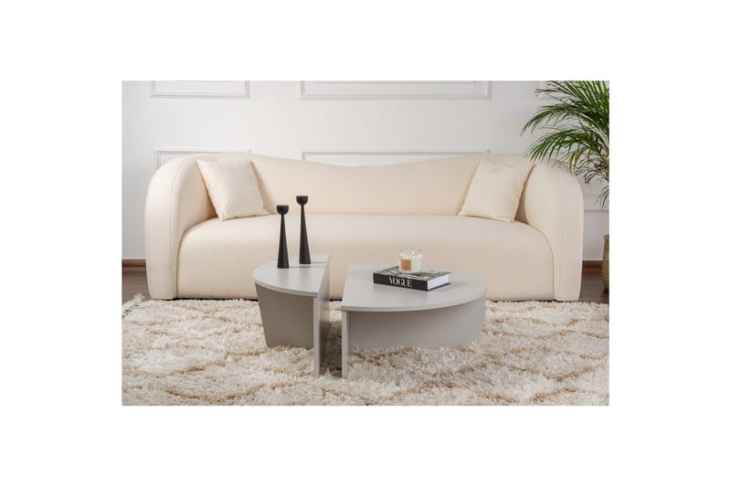 Sofabord Mukund Grå - Grå - Møbler - Bord - Sofabord & salongbord