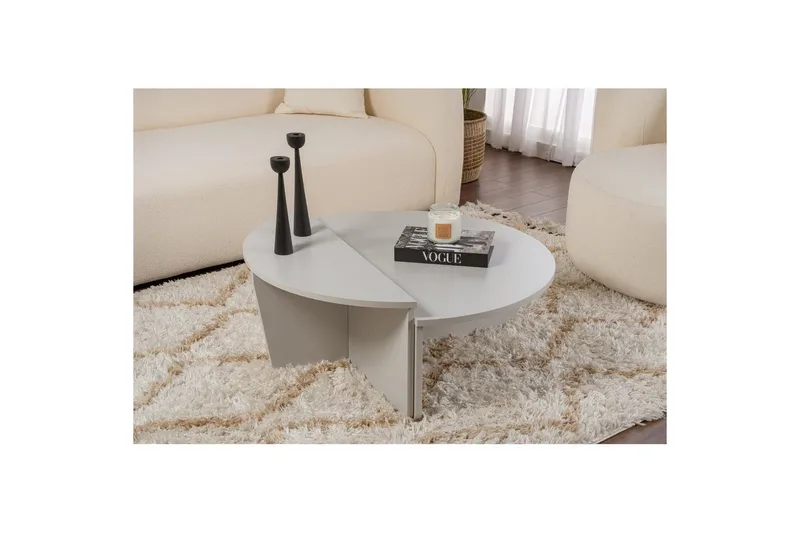 Sofabord Mukund Grå - Grå - Møbler - Bord - Sofabord & salongbord