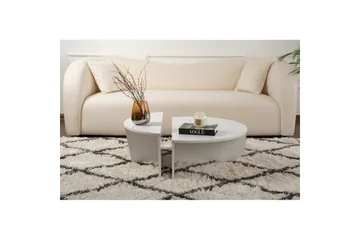 Sofabord Mukund Hvit - Hvit - Møbler - Bord - Sofabord & salongbord