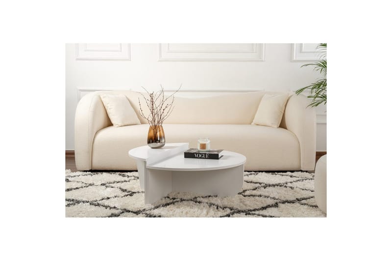 Sofabord Mukund Hvit - Hvit - Møbler - Bord - Sofabord & salongbord