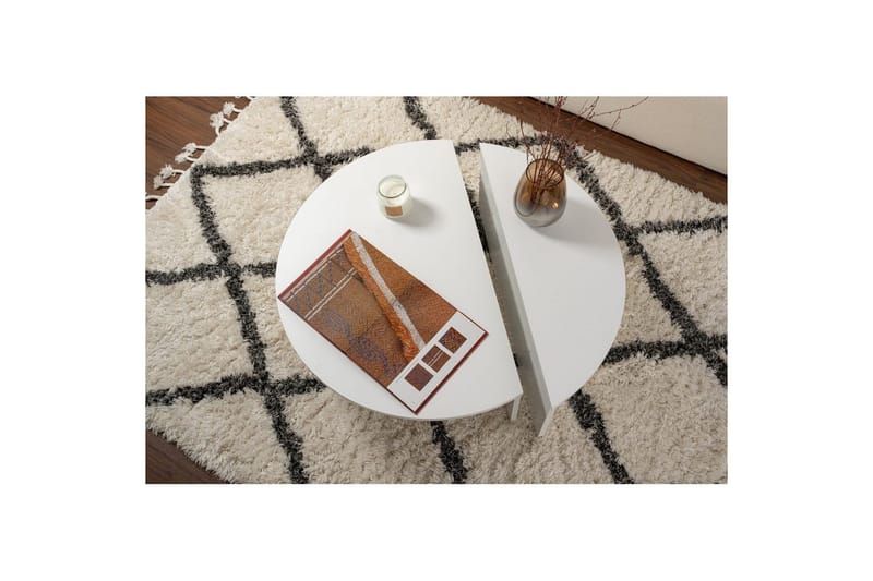 Sofabord Mukund Hvit - Hvit - Møbler - Bord - Sofabord & salongbord