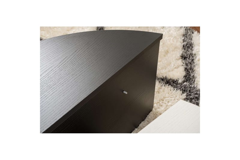 Sofabord Mukund Tre Hvit Tre Svart - Tre Hvit Tre Svart - Møbler - Bord - Sofabord & salongbord