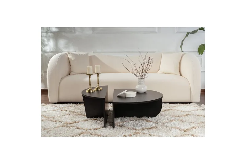 Sofabord Mukund Tre Svart - Tre Svart - Møbler - Bord - Sofabord & salongbord