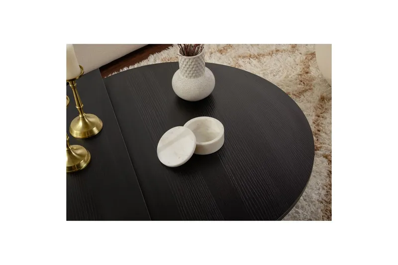 Sofabord Mukund Tre Svart - Tre Svart - Møbler - Bord - Sofabord & salongbord