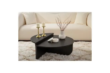 Sofabord Mukund Tre Svart - Tre Svart - Møbler - Bord - Sofabord & salongbord