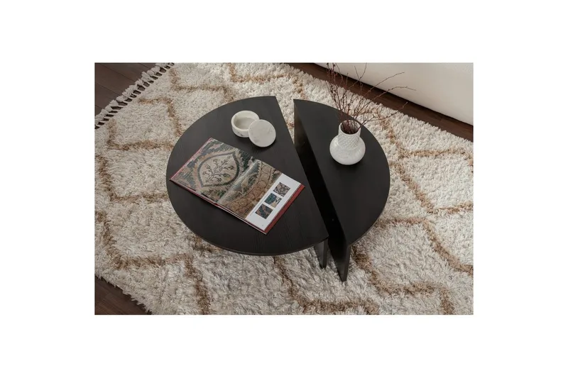 Sofabord Mukund Tre Svart - Tre Svart - Møbler - Bord - Sofabord & salongbord