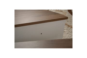 Sofabord Mukund Valnøtt Hvit - Valnøtt Hvit - Møbler - Bord - Sofabord & salongbord