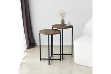 Mumondo Sofabord 35x35x35 cm Rundt - Brun - Møbler - Bord - Sofabord & salongbord