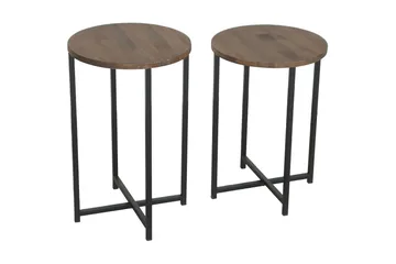 Mumondo Sofabord 35x35x35 cm Rundt - Brun - Møbler - Bord - Sofabord & salongbord