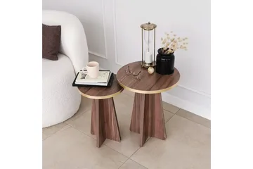 Munne Sofabord 40 cm - Valnøtt - Møbler - Bord - Sofabord & salongbord