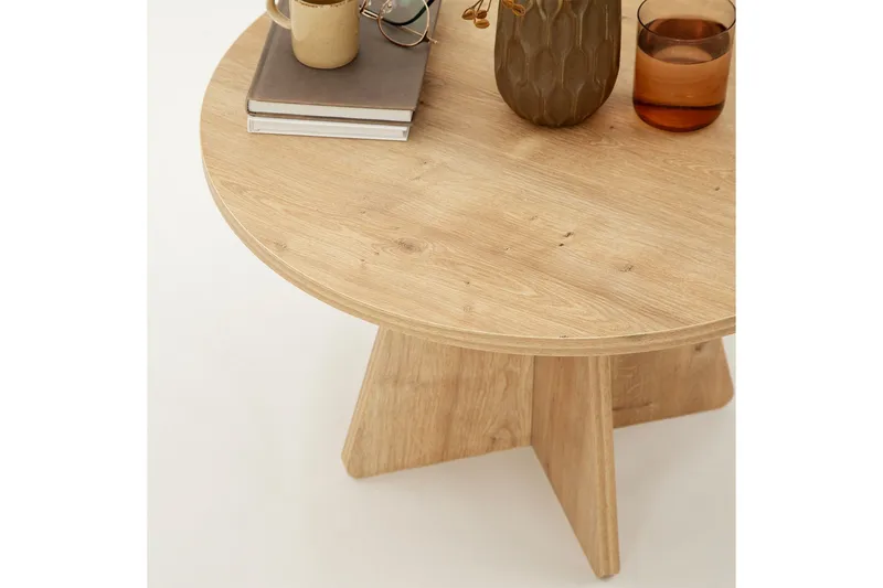 Munne Sofabord 60 cm - Eik - Møbler - Bord - Sofabord & salongbord