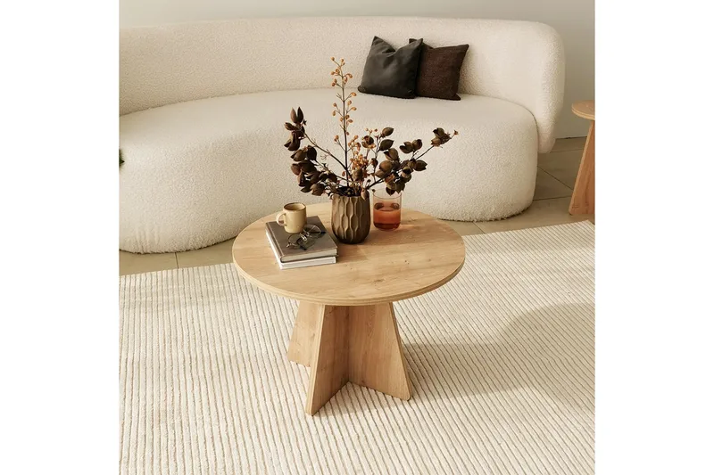 Munne Sofabord 60 cm - Eik - Møbler - Bord - Sofabord & salongbord