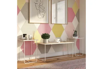 Nadzeya Sofabord Set - Natur - Møbler - Bord - Sofabord & salongbord