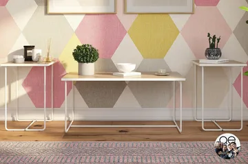 Nadzeya Sofabord Set - Natur - Møbler - Bord - Sofabord & salongbord