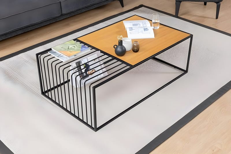 Nariyasu Sofabord 120 cm - Valnøtt - Møbler - Bord - Sofabord & salongbord