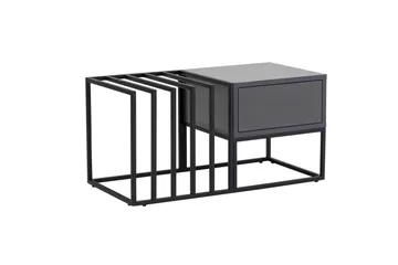 Natsumi Sofabord 90 cm - Svart - Møbler - Bord - Sofabord & salongbord