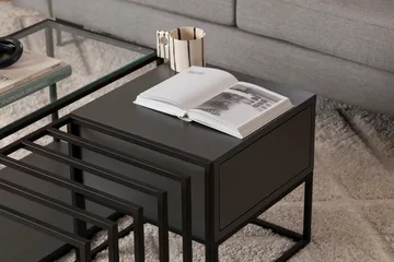 Natsumi Sofabord 90 cm - Svart - Møbler - Bord - Sofabord & salongbord