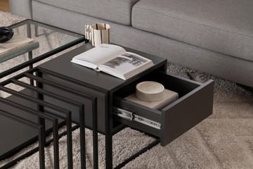 Natsumi Sofabord 90 cm - Svart - Møbler - Bord - Sofabord & salongbord