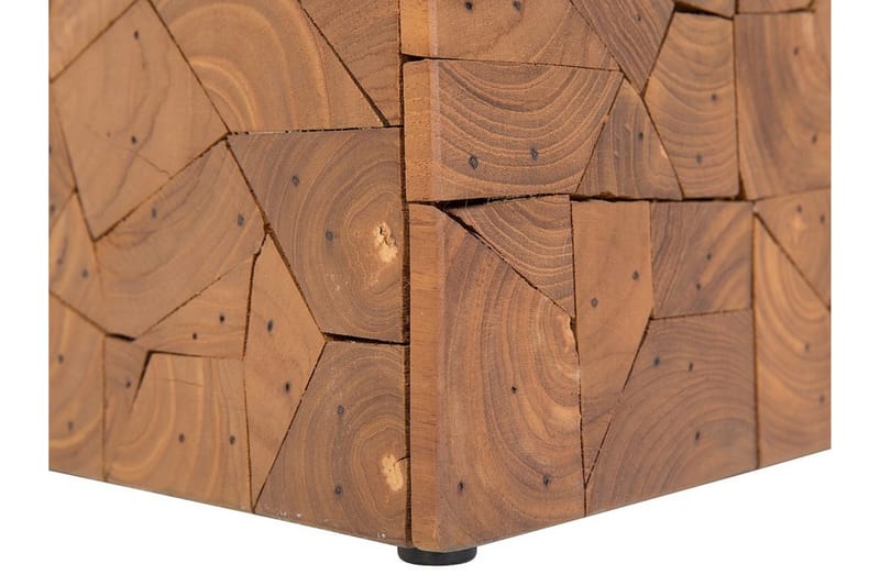 Nelson Kvadratisk Sofabord 30 cm i Teak - Brun - Møbler - Bord - Sofabord & salongbord